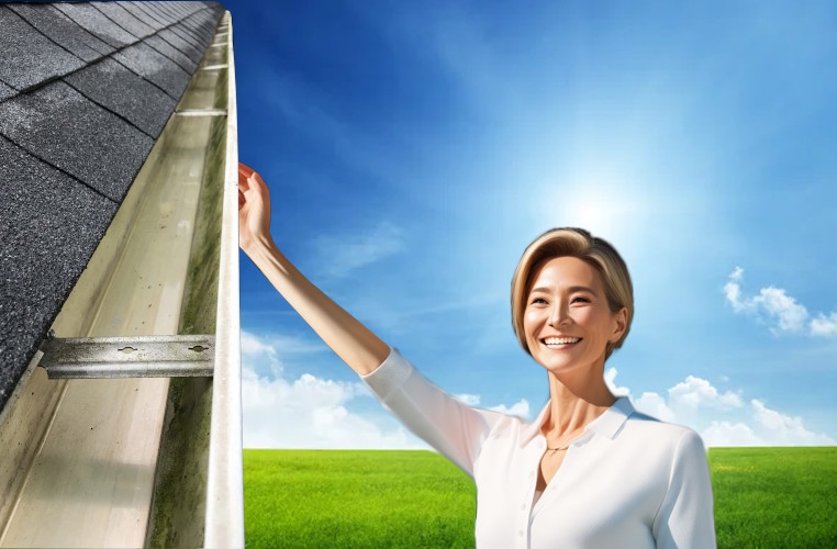
Woman in Merimbula Delighted by the Gutter Cleaning Price Offer.